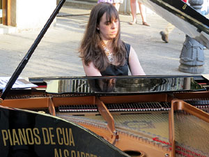 Pianos de cua als carrers de Girona