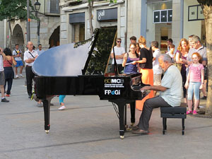 Pianos de cua als carrers de Girona