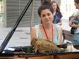 Pianos de cua als carrers de Girona