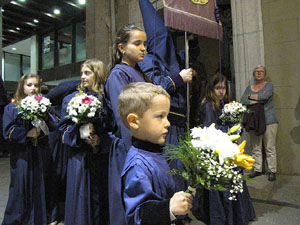 Setmana Santa 2014 a Girona. Processó del Sant Enterrament