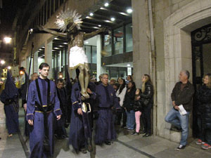 Setmana Santa 2014 a Girona. Processó del Sant Enterrament
