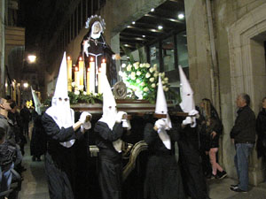 Setmana Santa 2014 a Girona. Processó del Sant Enterrament