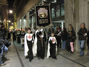Setmana Santa 2014 a Girona. Processó del Sant Enterrament