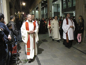 Setmana Santa 2014 a Girona. Processó del Sant Enterrament
