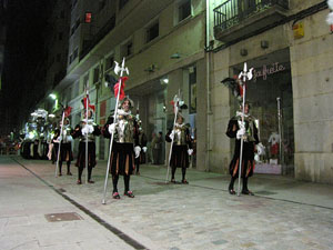 Setmana Santa 2014 a Girona. Processó del Sant Enterrament
