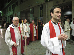 Setmana Santa 2014 a Girona. Processó del Sant Enterrament
