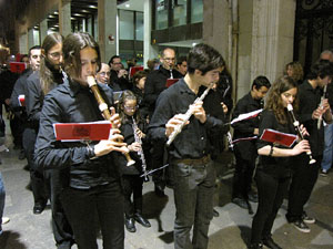 Setmana Santa 2014 a Girona. Processó del Sant Enterrament