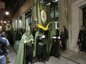 Setmana Santa 2014 a Girona. Processó del Sant Enterrament