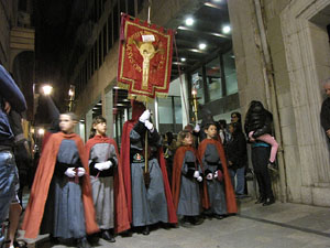 Setmana Santa 2014 a Girona. Processó del Sant Enterrament