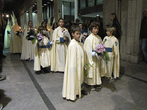 Setmana Santa 2014 a Girona. Processó del Sant Enterrament