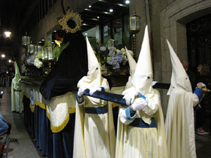 Setmana Santa 2014 a Girona. Processó del Sant Enterrament