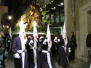 Setmana Santa 2014 a Girona. Processó del Sant Enterrament