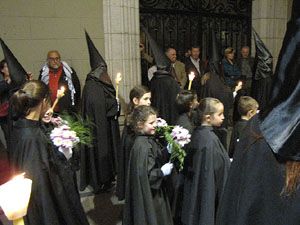 Setmana Santa 2014 a Girona. Processó del Sant Enterrament