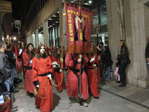 Setmana Santa 2014 a Girona. Processó del Sant Enterrament