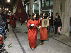 Setmana Santa 2014 a Girona. Processó del Sant Enterrament