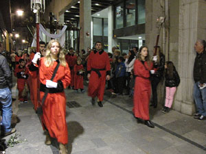 Setmana Santa 2014 a Girona. Processó del Sant Enterrament