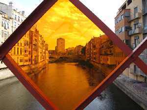 Girona Temps de Flors 2014. Preparaci&oacute; dels muntatges florals