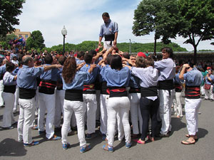 Girona Temps de Flors 2014. Jornada castellera