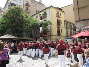 Girona Temps de Flors 2014. Jornada castellera
