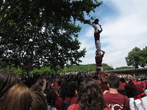 Girona Temps de Flors 2014. Jornada castellera