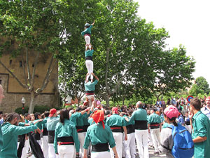 Girona Temps de Flors 2014. Jornada castellera