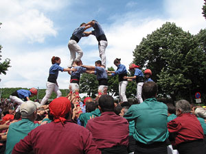 Girona Temps de Flors 2014. Jornada castellera