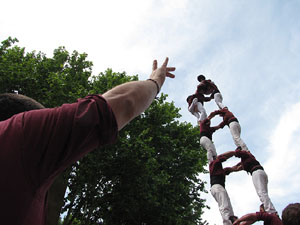 Girona Temps de Flors 2014. Jornada castellera