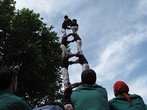 Girona Temps de Flors 2014. Jornada castellera