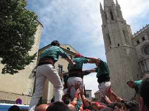 Girona Temps de Flors 2014. Jornada castellera