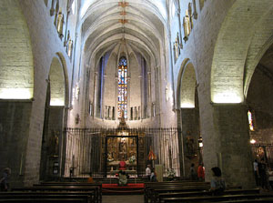 Girona Temps de Flors 2014. L'esgl&eacute;sia de Sant Feliu