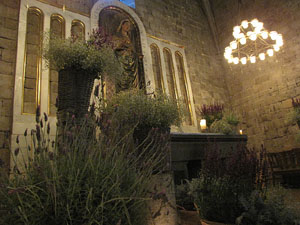 Girona Temps de Flors 2014. L'esgl&eacute;sia de Sant Feliu