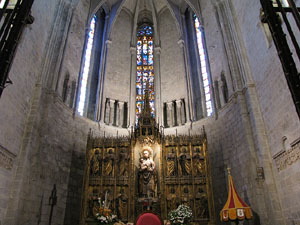 Girona Temps de Flors 2014. L'esgl&eacute;sia de Sant Feliu