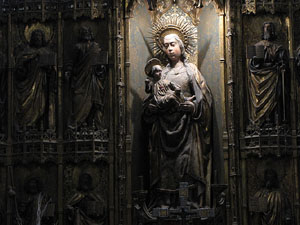 Girona Temps de Flors 2014. L'esgl&eacute;sia de Sant Feliu