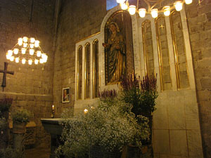 Girona Temps de Flors 2014. L'esgl&eacute;sia de Sant Feliu