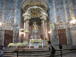 Girona Temps de Flors 2014. L'esgl&eacute;sia de Sant Feliu