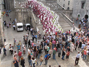 Girona Temps de Flors 2014. Les escales de la Catedral