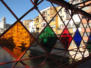 Girona Temps de Flors 2014. L'Onyar i els ponts