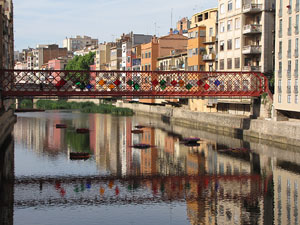 Girona Temps de Flors 2014. L'Onyar i els ponts