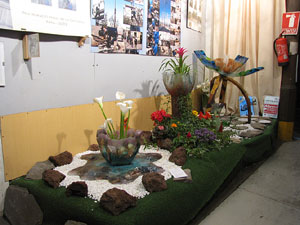 Girona Temps de Flors 2014. Pujada de Sant Dom&egrave;nec, la Casa Agullana, el Palau de Caramany i Cromats Ensesa