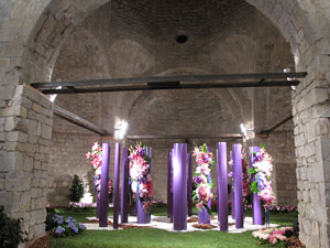 Girona Temps de Flors 2014. Capella de Sant Nicolau, Casa D&iacute;az-Tarrag&oacute; i Jard&iacute; de l'&Agrave;ngel