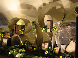 Girona Temps de Flors 2014. Capella de Sant Nicolau, Casa D&iacute;az-Tarrag&oacute; i Jard&iacute; de l'&Agrave;ngel