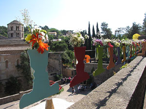 Girona Temps de Flors 2014. El Passeig Arqueol&ograve;gic