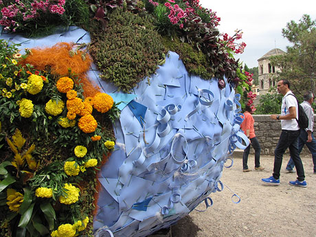 Girona Temps de Flors 2014. El Passeig Arqueol&ograve;gic