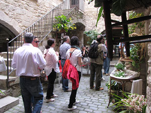 Girona Temps de Flors 2014. Patis del carrer de la For&ccedil;a