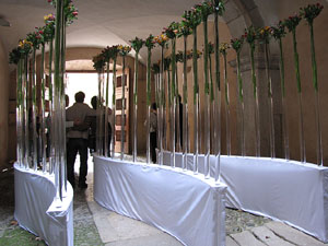 Girona Temps de Flors 2014. Patis del carrer de la For&ccedil;a