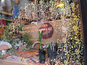 Girona Temps de Flors 2014. Patis del carrer de la For&ccedil;a