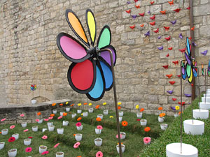 Girona Temps de Flors 2014. Sant Pere de Galligants