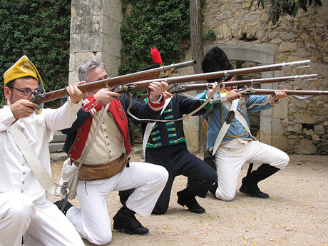 VI Festa Reviu els Setges Napole&ograve;nics de Girona. Concentraci&oacute; de reconstructors hist&ograve;rics