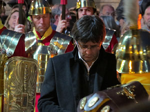 Inauguració de l'escultura de Domènec Fita