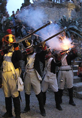 Recreació històrica dels setges de Girona durant la 5a festa Reviu la Història 2012 a Torre Gironella